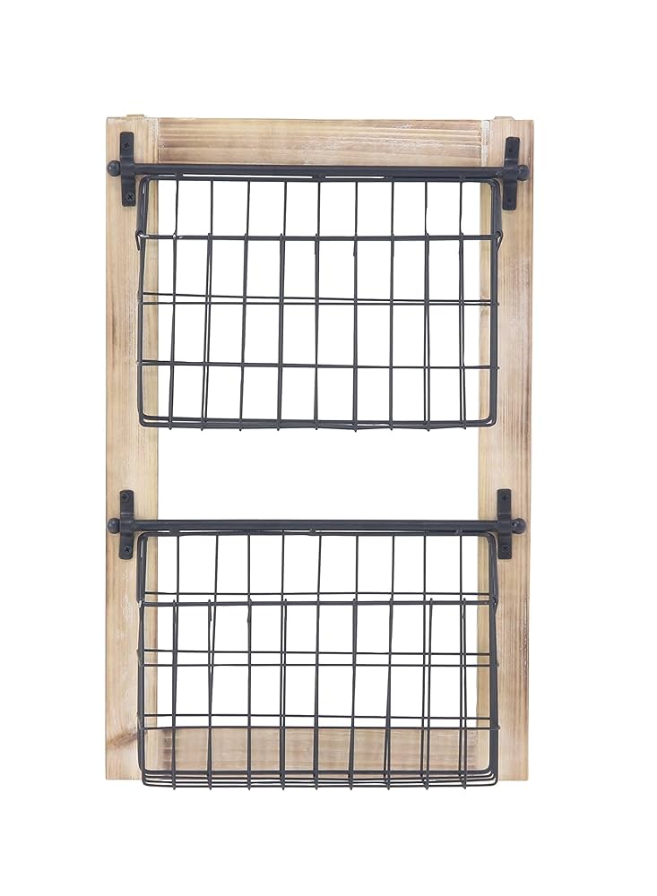 Amazon.com: Deco 79 Metal Rectangle Magazine Rack Holder